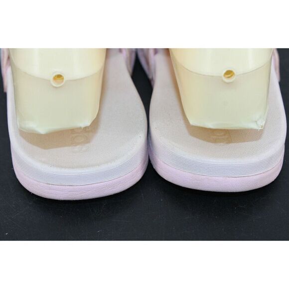 Adidas Girl's Youth Adilette Comfort Slide Sandals Pnk/Wht #FY8834 Size: 2 - Picture 8 of 11